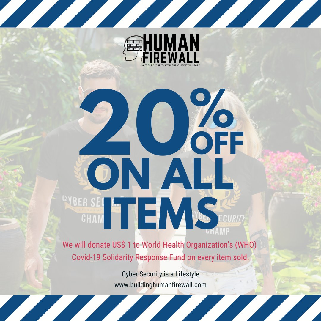 20% OFF on ALL ITEMS. This is not a joke!