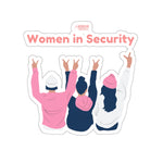 "Women in Security - Peace" Custom Kiss-Cut Stickers