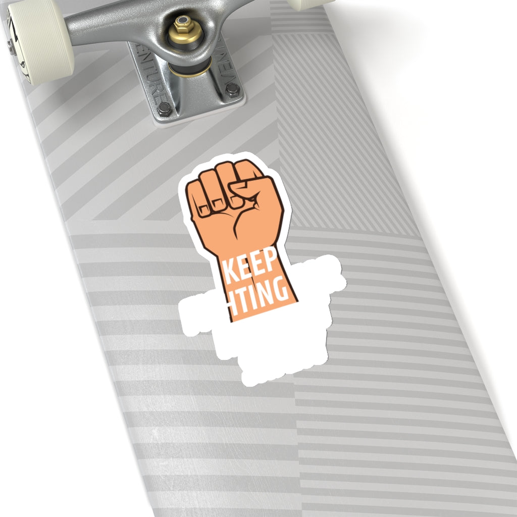 "Keep Fighting for Internet Safety" Custom Kiss-Cut Stickers
