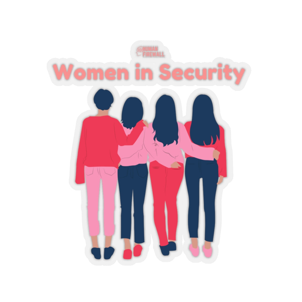 "Women in Security - Friends" Custom Kiss-Cut Stickers