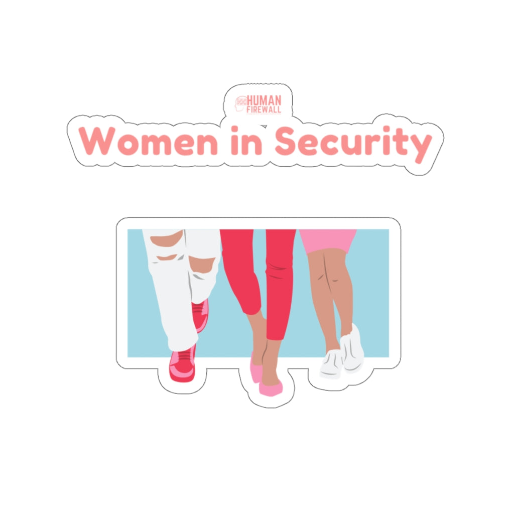 "Women in Security - Together" Custom Kiss-Cut Stickers