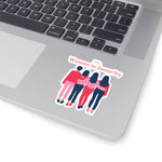 "Women in Security - Friends" Custom Kiss-Cut Stickers