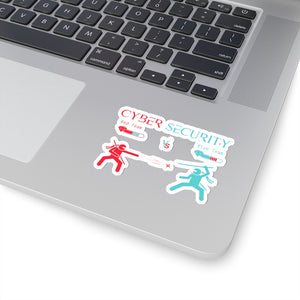 "Red Team vs Blue Team" Custom Kiss-Cut Stickers