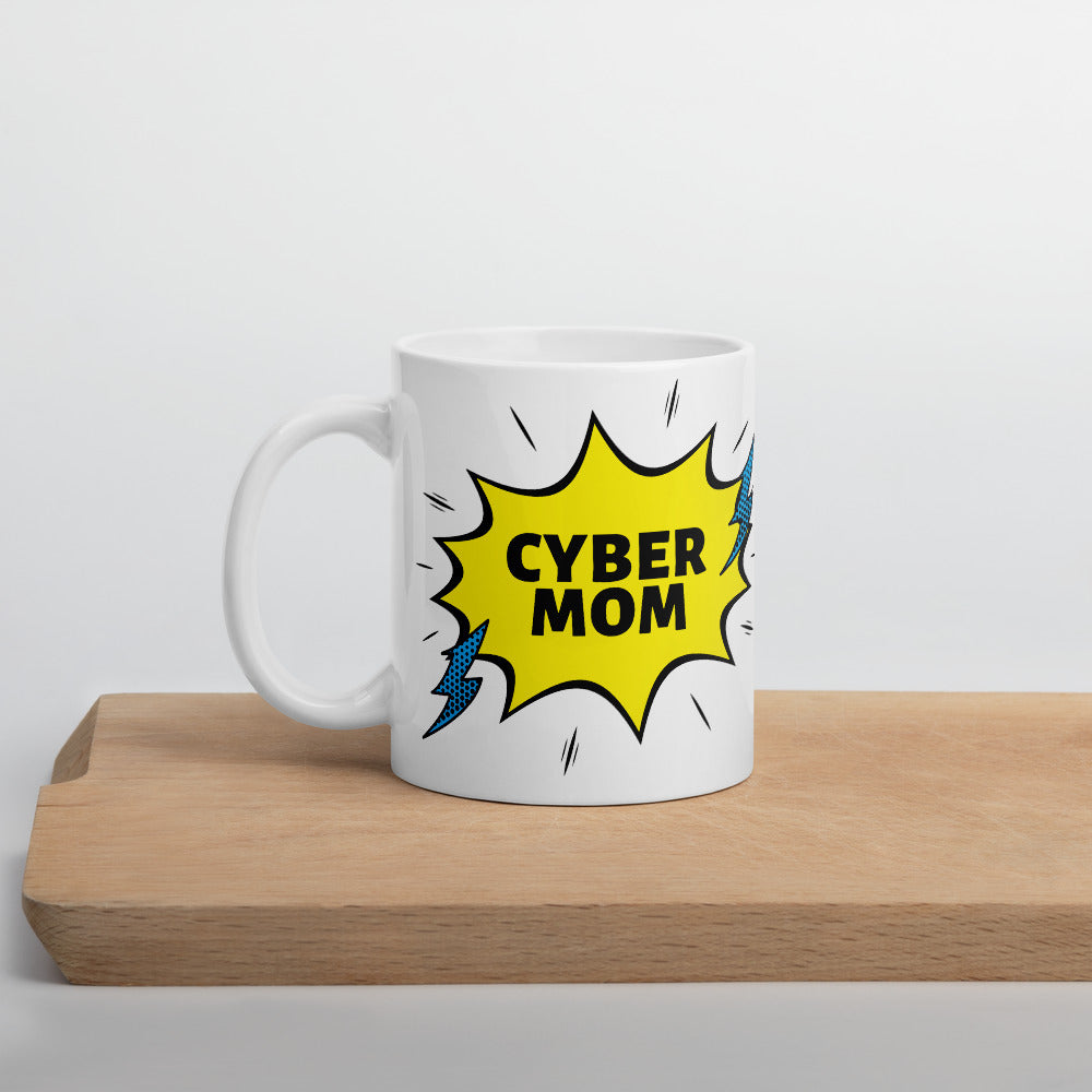 "Cyber Mom" Cyber Security Custom Mug www.buildinghumanfirewall.com