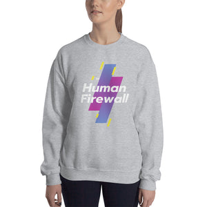 "Human Firewall - Sports" Cyber Security Custom Unisex Sweatshirt
