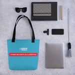 "Cyber Security is a Lifestyle" Cyber Security Custom Tote bag