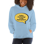 "Cyber Parenting is my Superpower" Human Firewall Custom Women's Hoodie www.buildinghumanfirewall.com