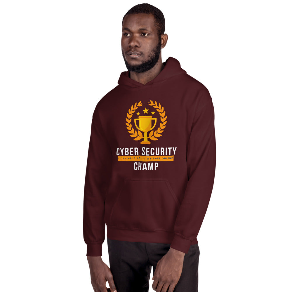 "Cyber Security Champ" Custom Unisex Hoodie