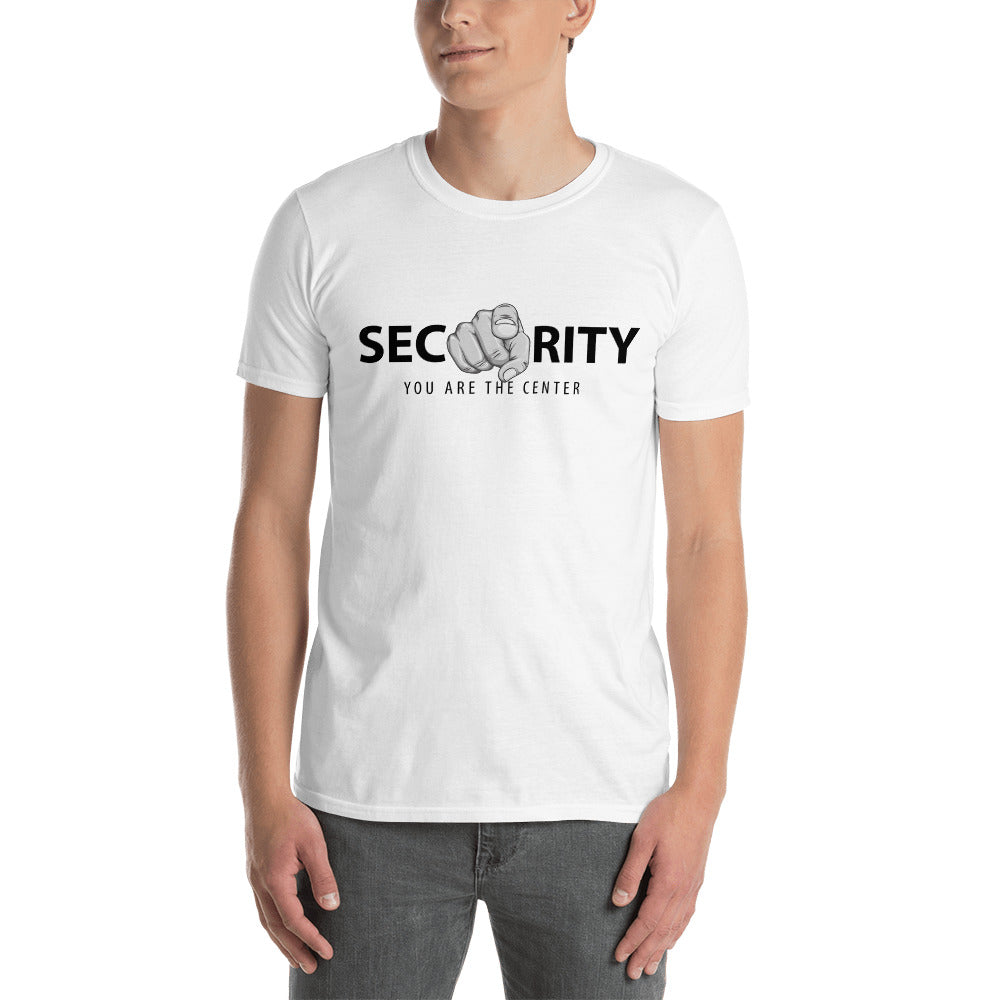 "Security, You Are At the Center" Custom Men's T-Shirt