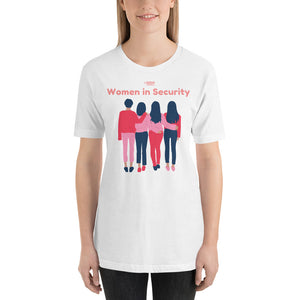 "Women in Security" Custom Women's T-Shirt humanfirewall.myshopify.com