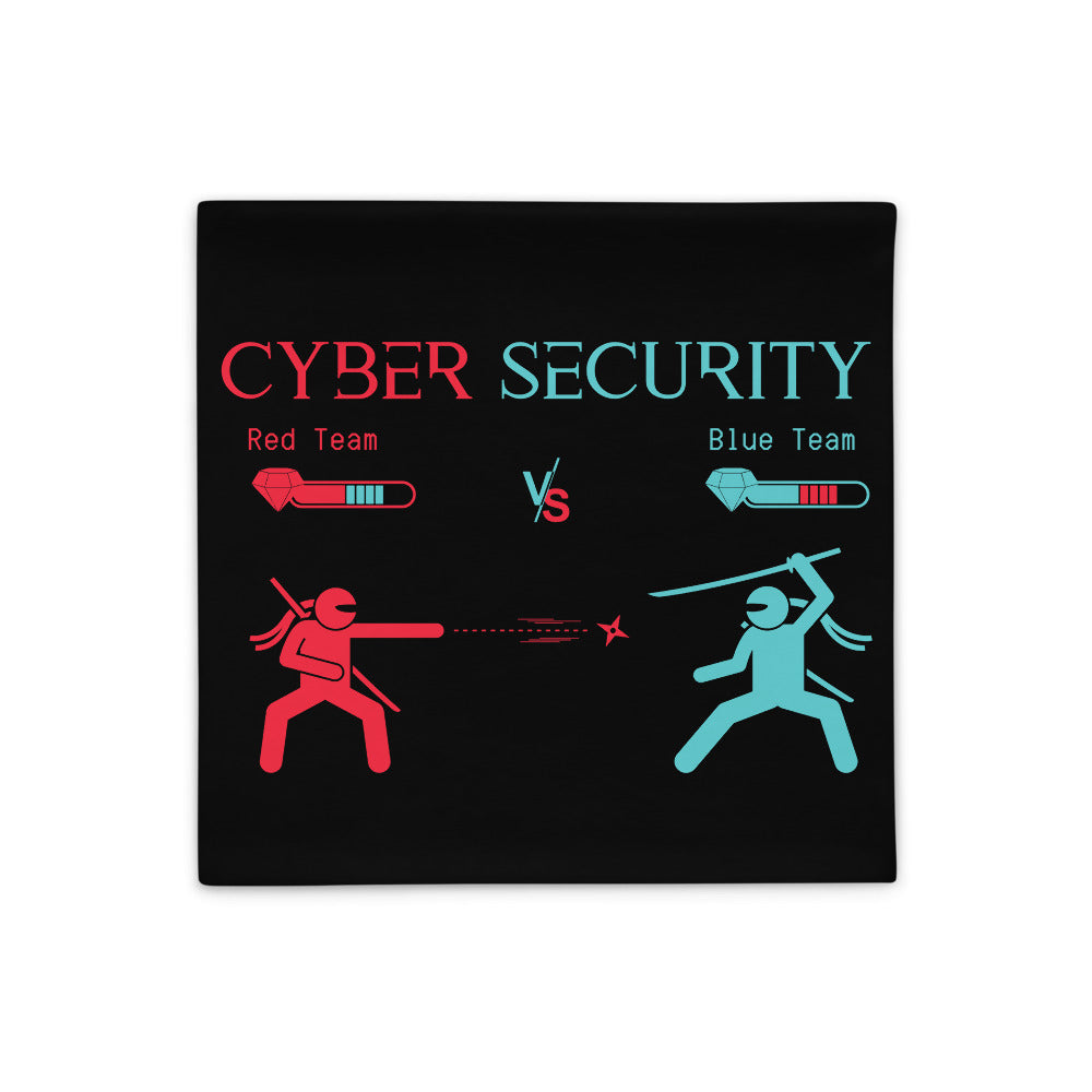 "Red Team vs Blue Team" Cyber Security Custom Pillow Case