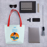 "Watch out for Shoulder Surfer" Cyber Security Custom Tote bag
