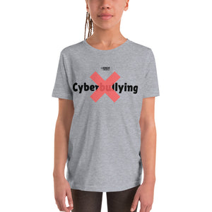 "No Cyberbullying" Custom Youth T-Shirt humanfirewall.myshopify.com