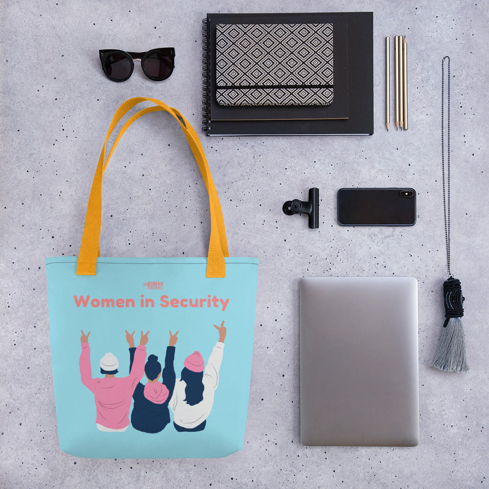 "Women in Security" Custom Tote bag humanfirewall.myshopify.com