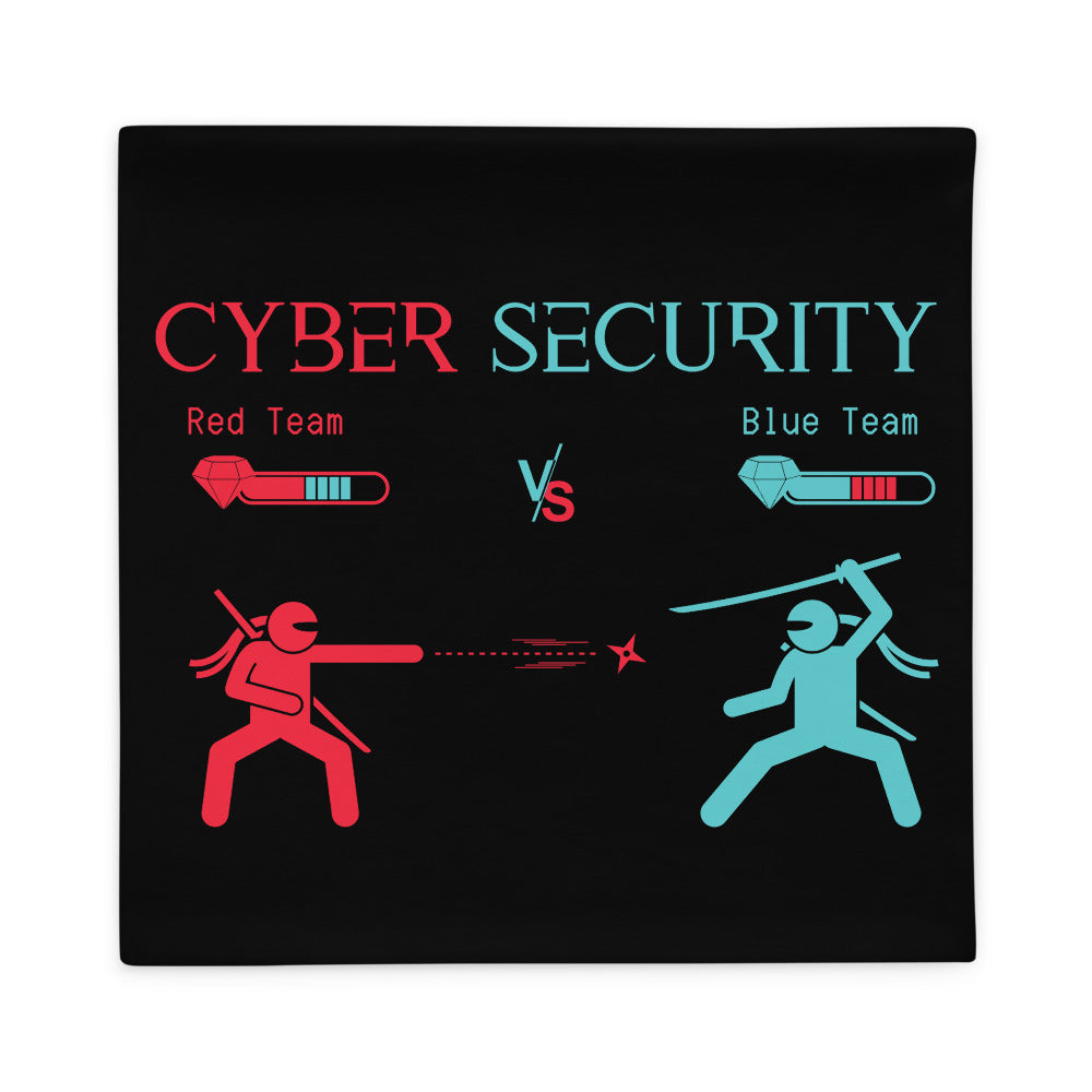 "Red Team vs Blue Team" Cyber Security Custom Pillow Case
