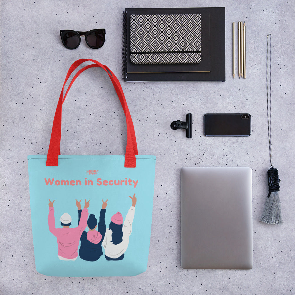 "Women in Security" Custom Tote bag humanfirewall.myshopify.com