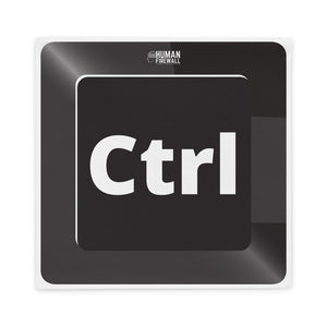 "Ctrl Keyboard Button" Cyber Security Custom Pillow Case www.buildinghumanfirewall.com