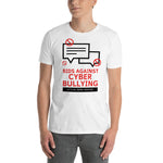 "Bid Against Cyber Bullying" Cyber Security Custom Men T-Shirt www.buildinghumanfirewall.com
