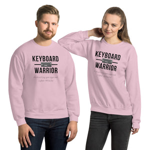 "Keyboard Warrior" Custom Unisex Sweatshirt
