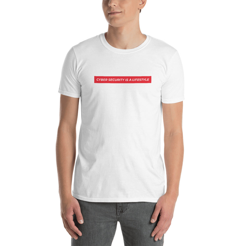 "Cyber Security is a Lifestyle" Custom Unisex T-Shirt humanfirewall.myshopify.com