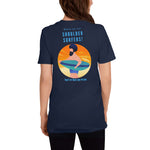 "Watch out for Shoulder Surfer" Custom Unisex T-Shirt humanfirewall.myshopify.com