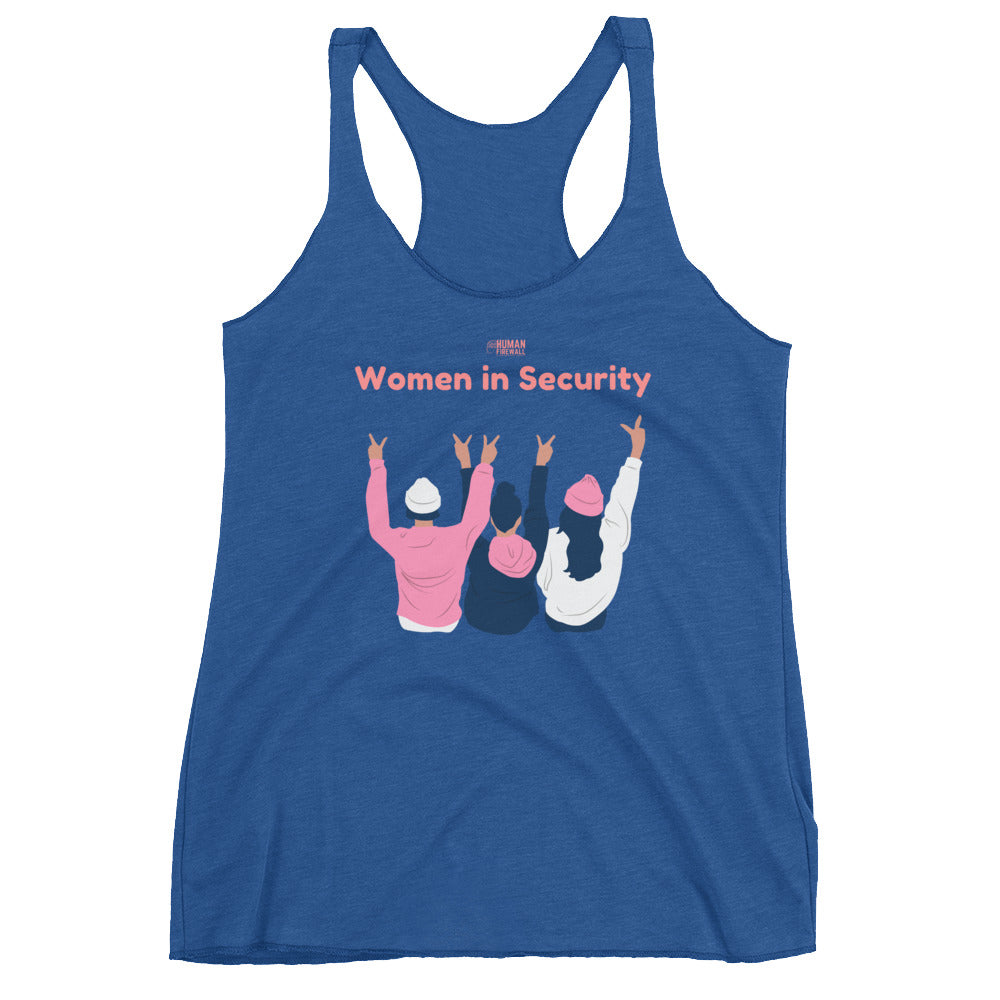 "Women in Security" Custom Women's Racerback Tank