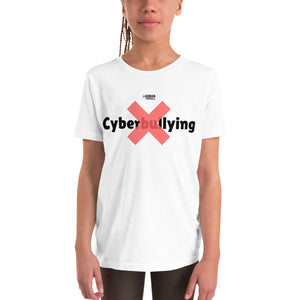 "No Cyberbullying" Custom Youth T-Shirt humanfirewall.myshopify.com