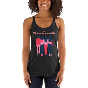 "Women in Security - Friends" Custom Women's Racerback Tank