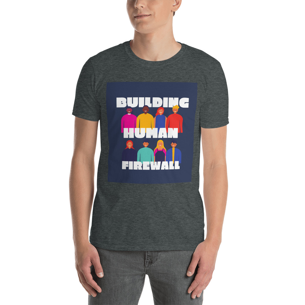 "Building Human Firewall (Diversity)" Custom Men's T-Shirt - Image 4