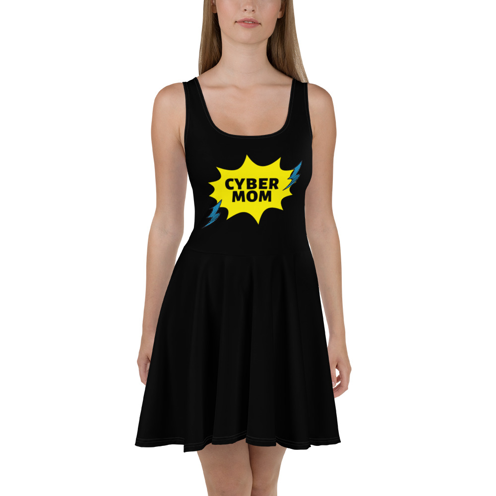 "Cyber Mom" Custom Skater Dress
