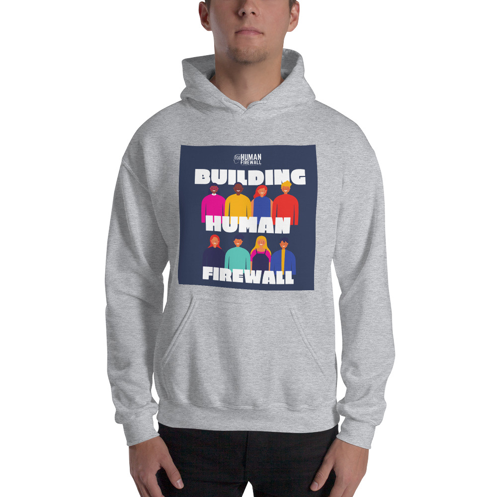 "Building Human Firewall (Diversity)" Custom Men's Hoodie - Image 4