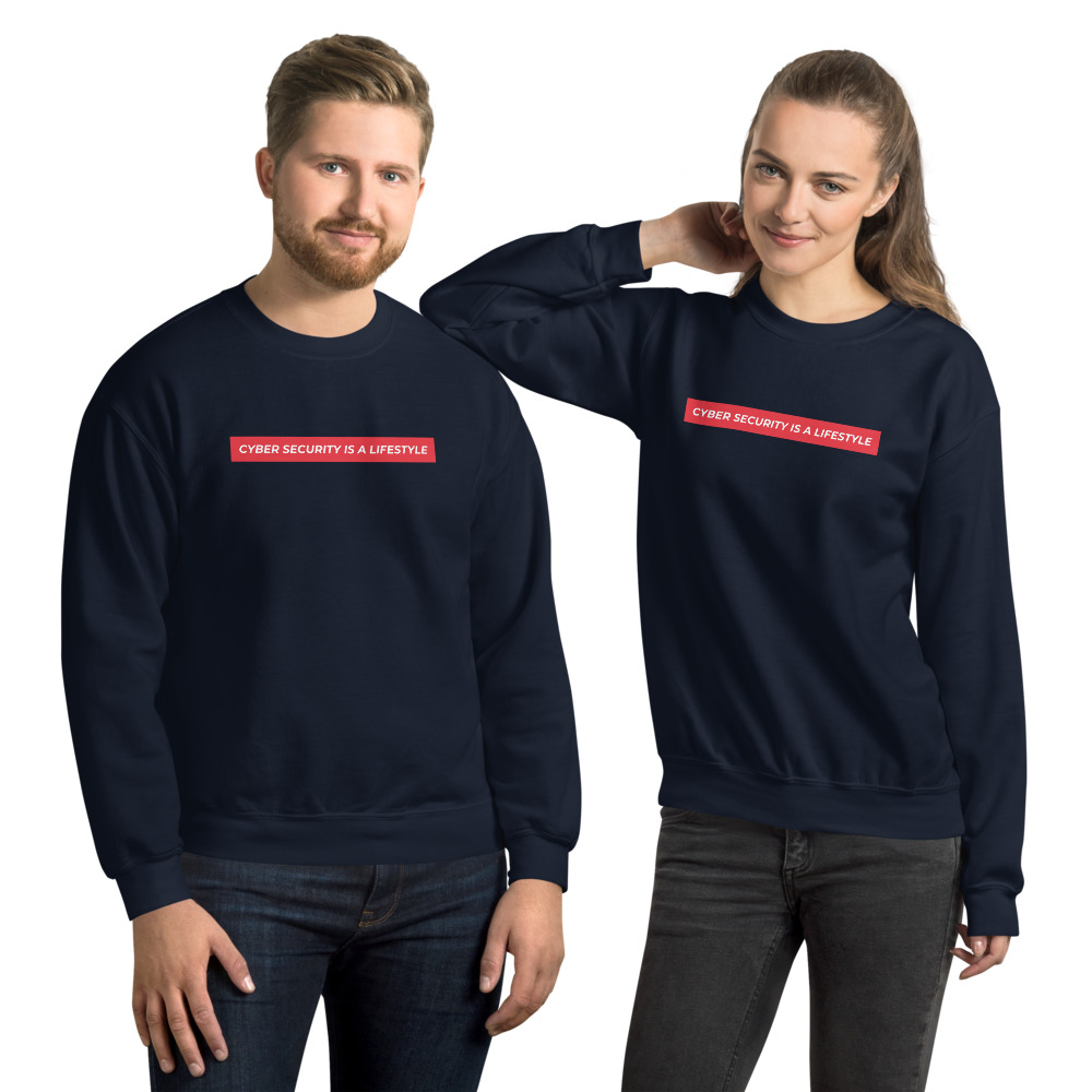 "Cyber Security is a Lifestyle" Custom Unisex Sweatshirt - Image 4