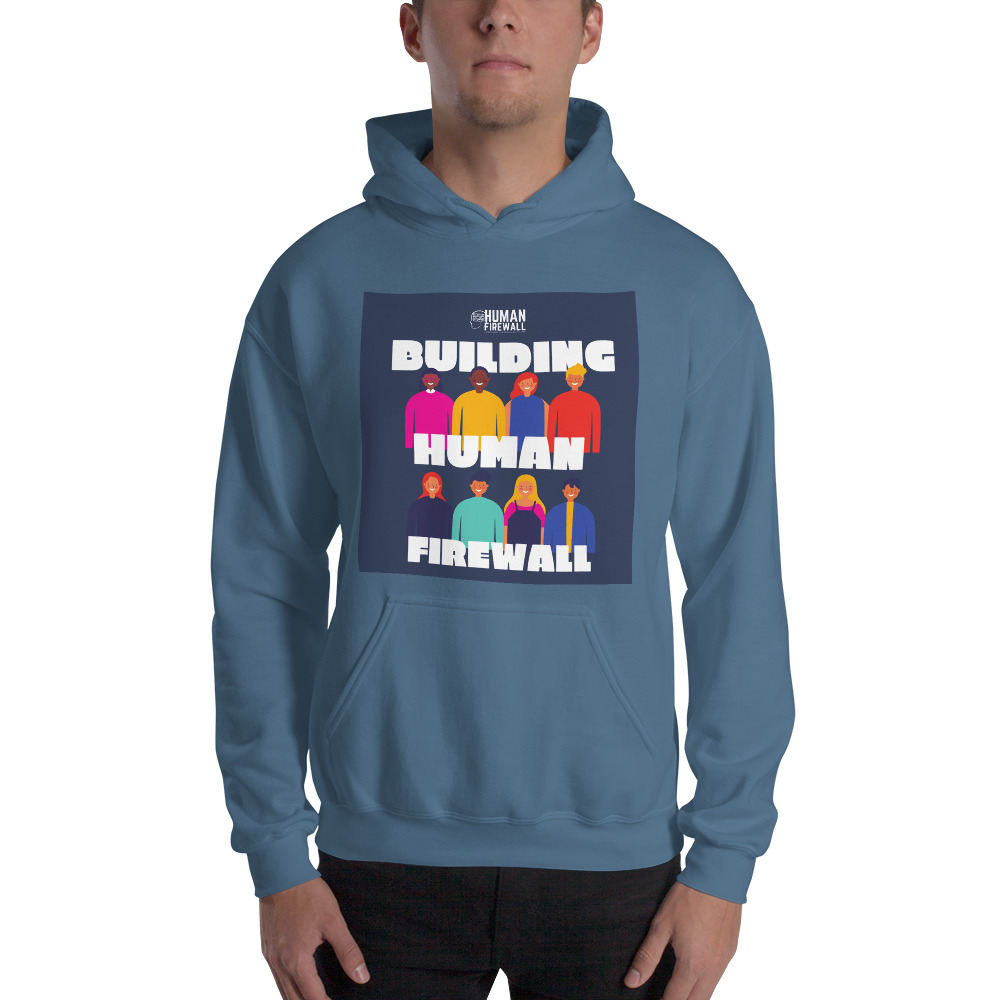 "Building Human Firewall (Diversity)" Custom Men's Hoodie - Image 5