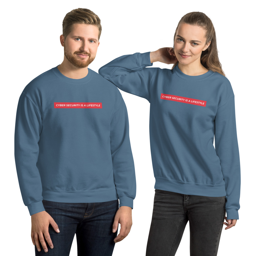 "Cyber Security is a Lifestyle" Custom Unisex Sweatshirt - Image 6