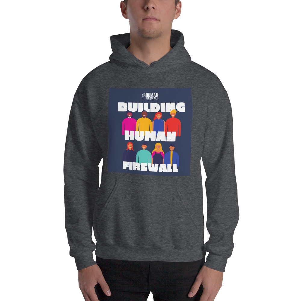 "Building Human Firewall (Diversity)" Custom Men's Hoodie - Image 2