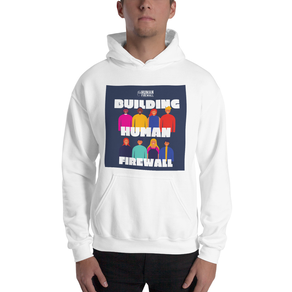 "Building Human Firewall (Diversity)" Custom Men's Hoodie