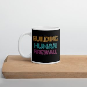 "Building Human Firewall" Vintage Custom Mug
