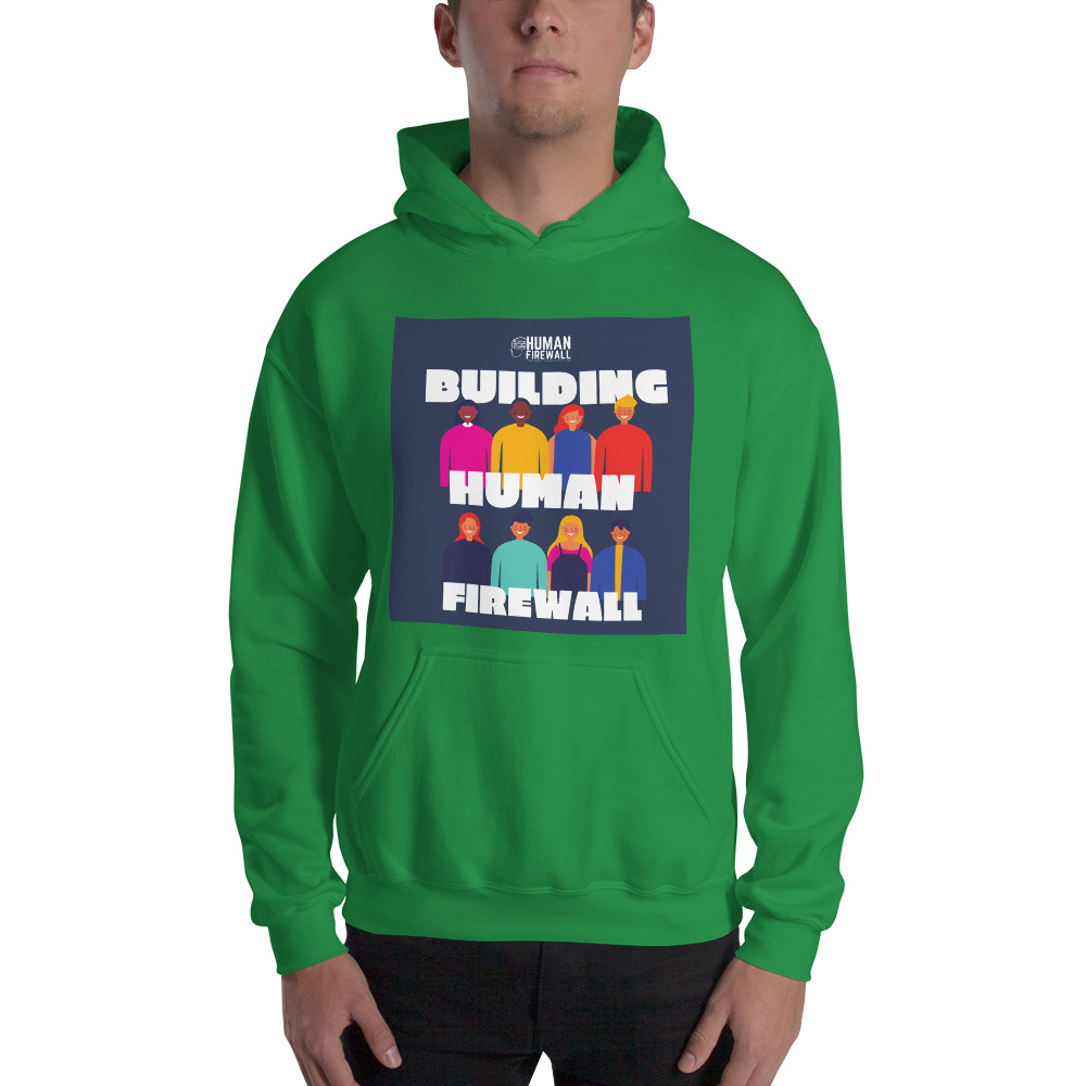 "Building Human Firewall (Diversity)" Custom Men's Hoodie - Image 6