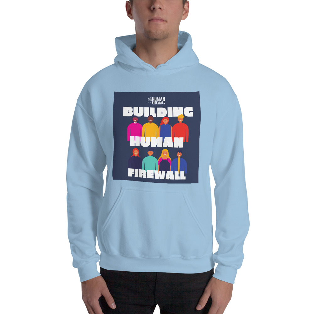 "Building Human Firewall (Diversity)" Custom Men's Hoodie - Image 8